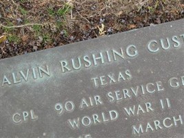 Alvin Rushing Custer Alvin Rushing Custer