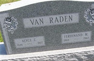 Alyce C Van Raden Alyce C Van Raden