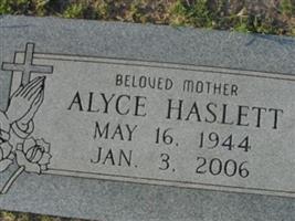 Alyce Haslett