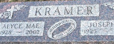 Alyce Mae Kramer Alyce Mae Kramer