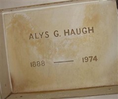 Alys G Haugh Alys G Haugh