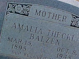 Amalia Theckla Cook Balzen