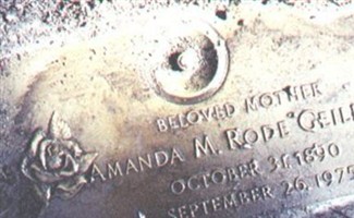 Amanda Margaret Rode Geiling