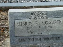 Ambros P Foxworth