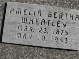 Amelia Bertha Brown Wheatley