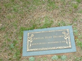 Amelia Ruby Brown Amelia Ruby Brown