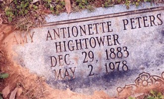 Amy Antionette Peters Hightower Amy Antionette Peters Hightower