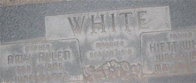 Amy Louisa Allen White Amy Louisa Allen White