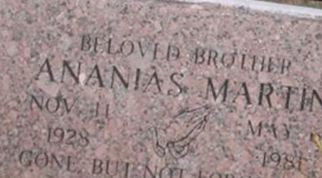 Ananias Martin Ananias Martin