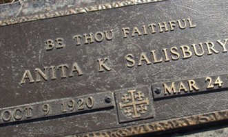 Anita K Salisbury Anita K Salisbury