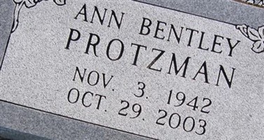 Ann Bentley Protzman