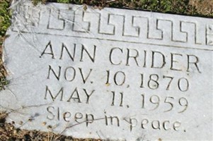 Ann Crider