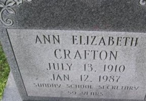 Ann Elizabeth Crafton