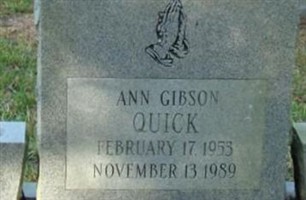 Ann Gibson Quick