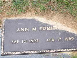 Ann M. Edmiston Ann M. Edmiston