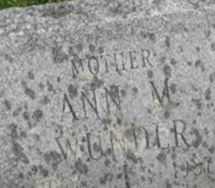 Ann M. Wunder Ann M. Wunder