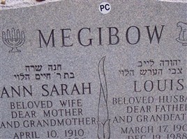 Ann Sarah Schechter Megibow Ann Sarah Schechter Megibow