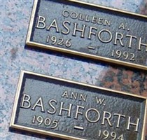 Ann W Bashforth Ann W Bashforth