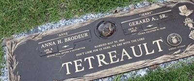 Anna H "Anne" Brodeur Tetreault