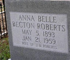 Anna Belle Becton Roberts