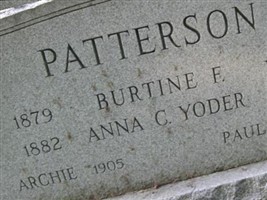 Anna C Yoder Patterson Anna C Yoder Patterson