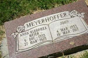 Anna Cleophea Meier Meyerhoffer Anna Cleophea Meier Meyerhoffer