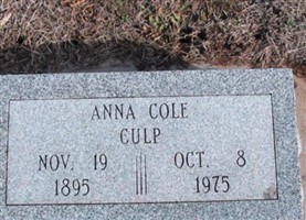 Anna Cole Culp Anna Cole Culp
