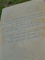 Anna Dean McFall Holler Anna Dean McFall Holler