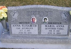 Anna Elisabeth Aulmann Reusch Anna Elisabeth Aulmann Reusch