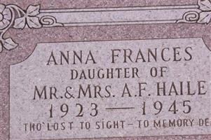 Anna Frances Haile