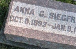 Anna Georgia Miller Dill Siegfried