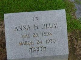 Anna H Blum