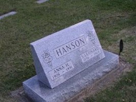 Anna H Hanson Anna H Hanson