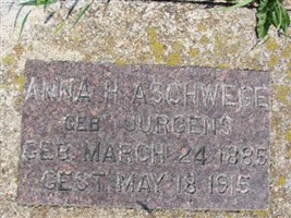 Anna H Jurgens Aschwege Anna H Jurgens Aschwege