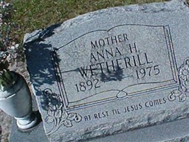 Anna H Wetherill