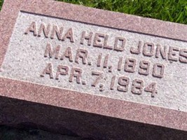 Anna Held Jones