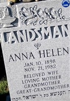 Anna Helen Weitzman Landsman Anna Helen Weitzman Landsman