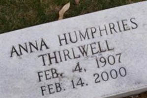 Anna Humphries Thirlwell Anna Humphries Thirlwell