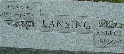 Anna K. Swenson Lansing Anna K. Swenson Lansing
