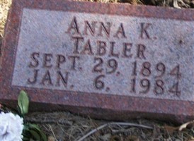 Anna K. Tabler Anna K. Tabler