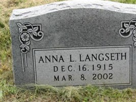 Anna L Langseth Anna L Langseth