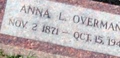 Anna L Overman Anna L Overman