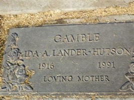 Ida Anna Lander-Hutson Gamble