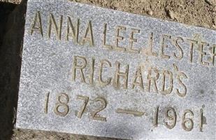 Anna Lee Lester Richards