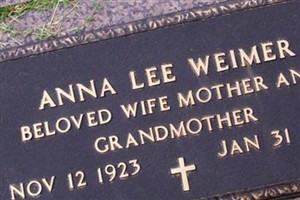 Anna Lee Weimer