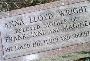 Anna Lloyd Jones Wright Anna Lloyd Jones Wright