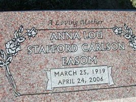 Anna Lou Stafford Easom