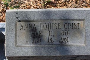 Anna Louise Crist Anna Louise Crist