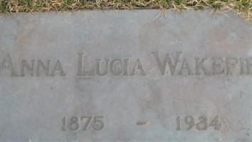 Anna Lucia Hatch Wakefield Anna Lucia Hatch Wakefield