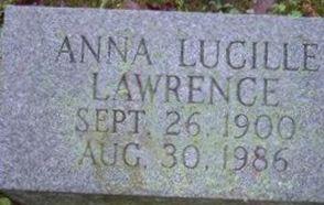 Anna Lucille "Lucille" Lawrence